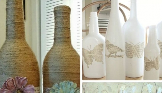 Qué hacer con botellas de vidrio después de los días festivos: 25 de ideas chulas que va a transformar el interior