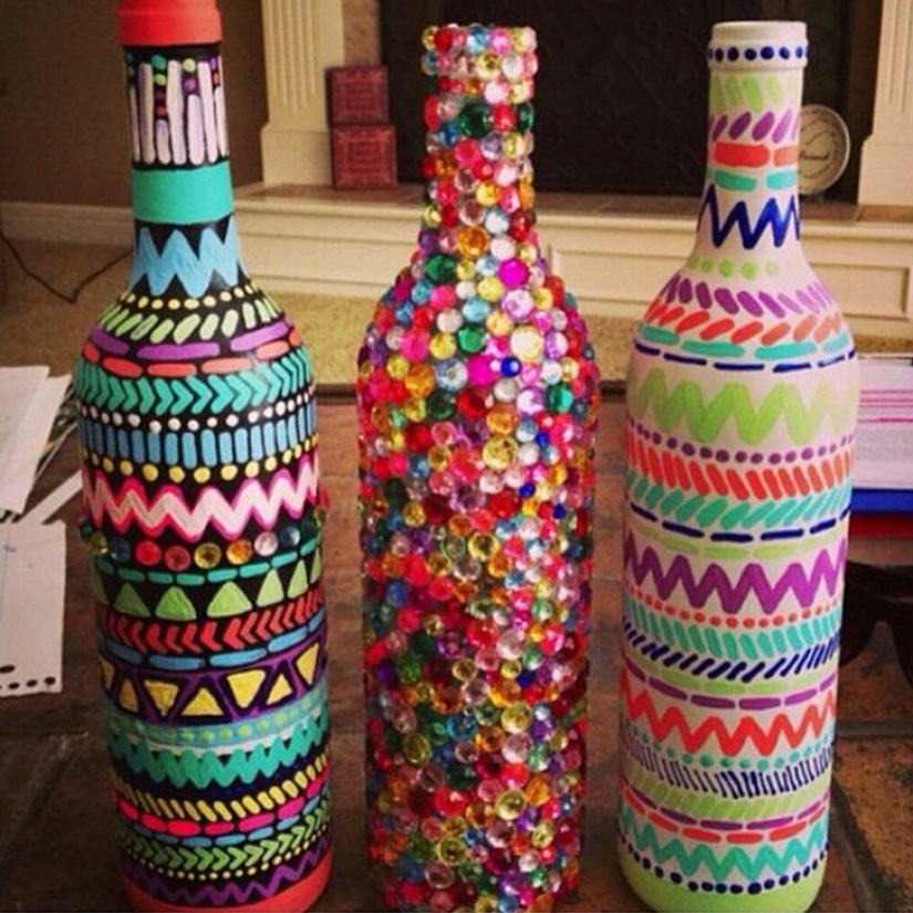 Qué hacer con botellas de vidrio después de los días festivos: 25 de ideas chulas que va a transformar el interior