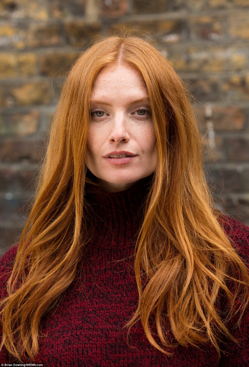 Redhead beauty: a photographer gathered in the project red-haired beauties from all over the world