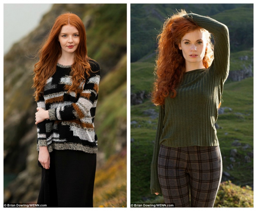 Redhead beauty: a photographer gathered in the project red-haired beauties from all over the world