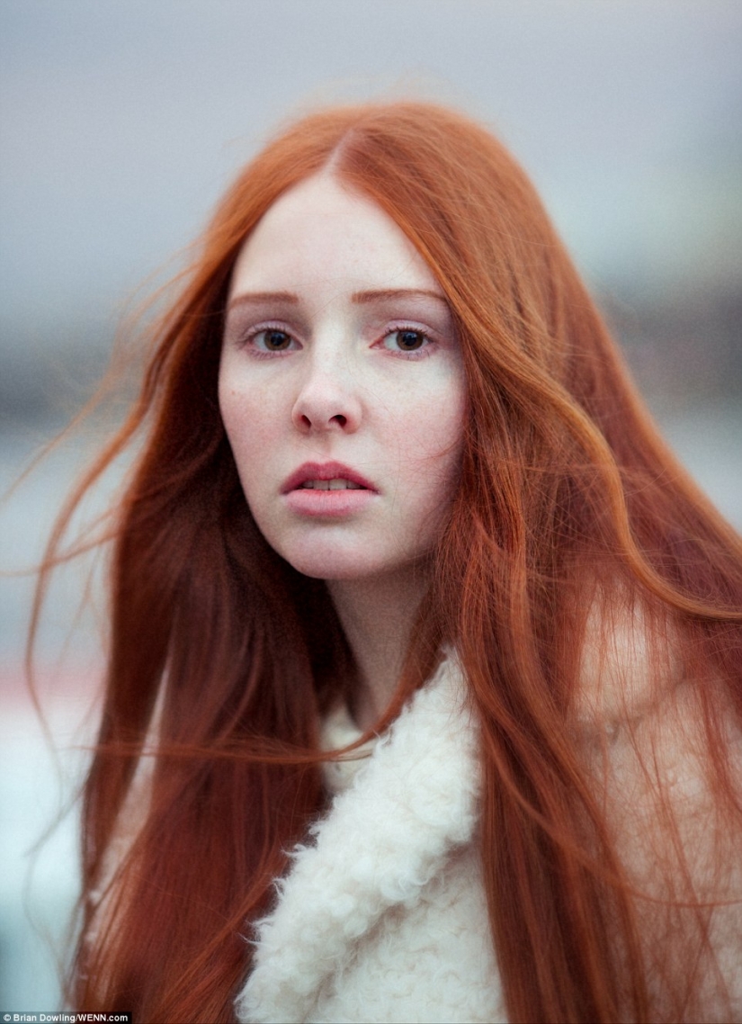 Redhead beauty: a photographer gathered in the project red-haired beauties from all over the world