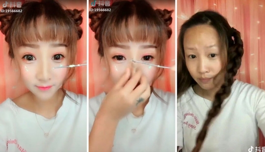 Removed the face: amazing photos of bloggers before and after makeup removal Removed the face: amazing photos of bloggers before and after makeup removal