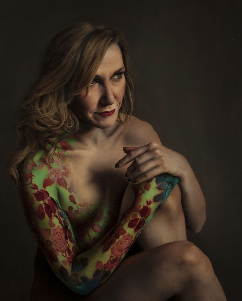 Retratos ultrarrealistas con una pizca de lo de otro mundo por el artista Marco Grassi