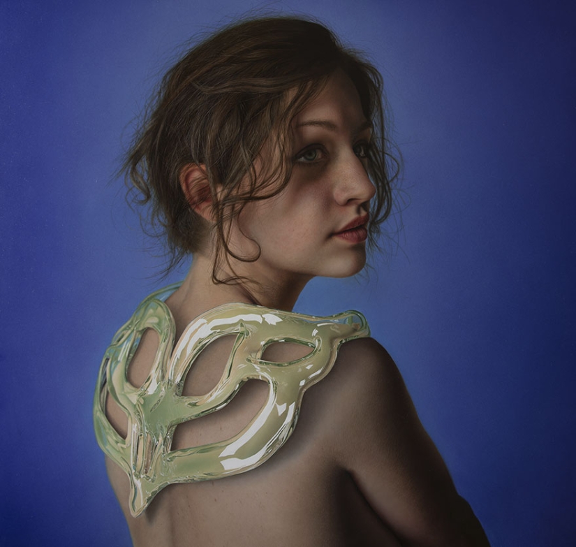 Retratos ultrarrealistas con una pizca de lo de otro mundo por el artista Marco Grassi