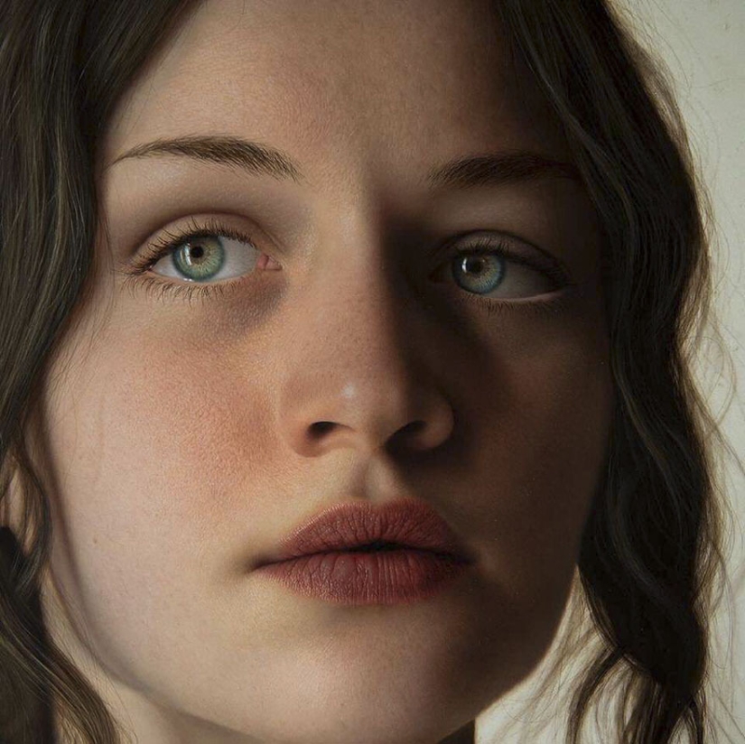 Retratos ultrarrealistas con una pizca de lo de otro mundo por el artista Marco Grassi