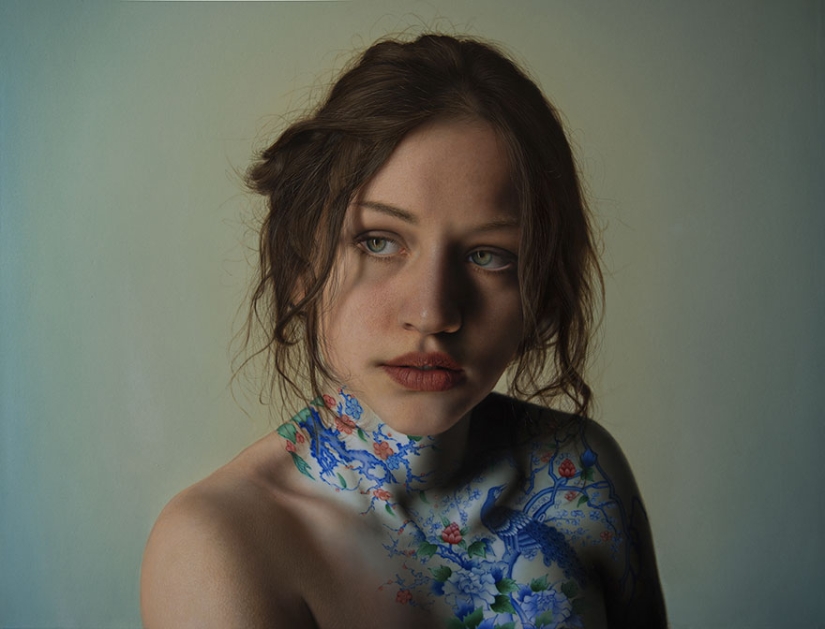 Retratos ultrarrealistas con una pizca de lo de otro mundo por el artista Marco Grassi