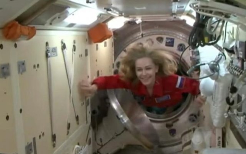 Russian actress went to star in space