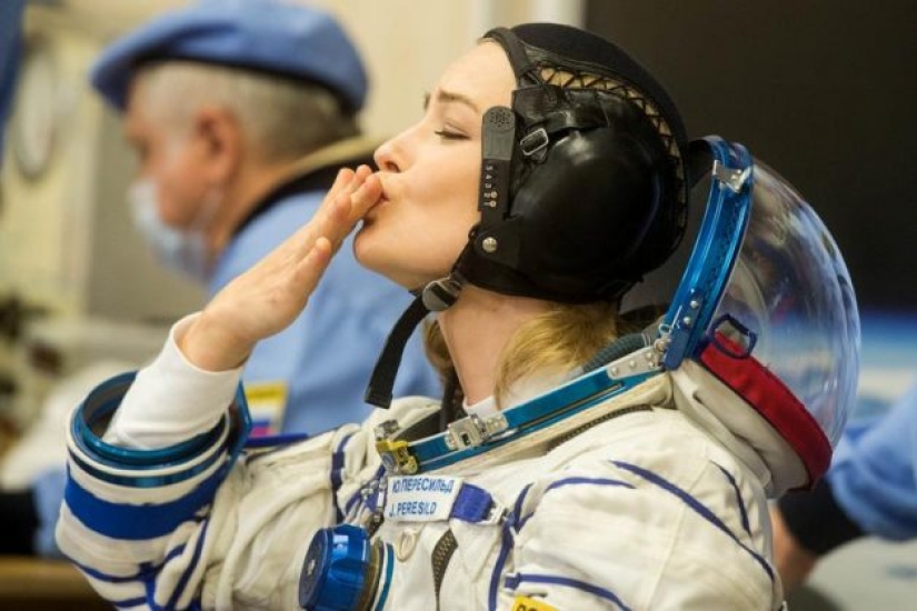 Russian actress went to star in space