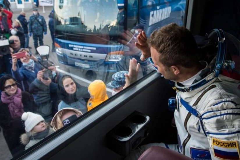 Russian actress went to star in space