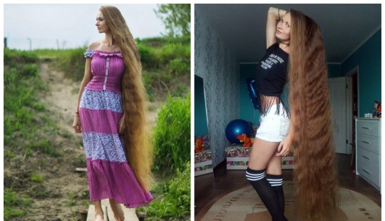 Russian Rapunzel: the inhabitant of Barnaul impressive luxurious hair Russian Rapunzel: the inhabitant of Barnaul impressive luxurious hair