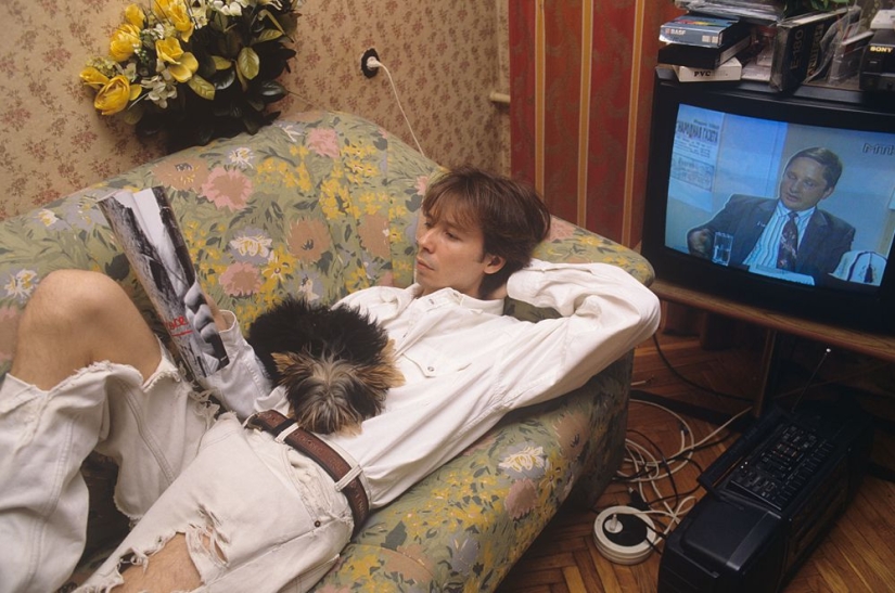 Russian star early in his career