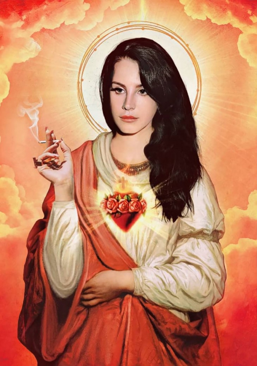 Saint Keanu and other celebrities in the image of saints Saint Keanu and other celebrities in the image of saints