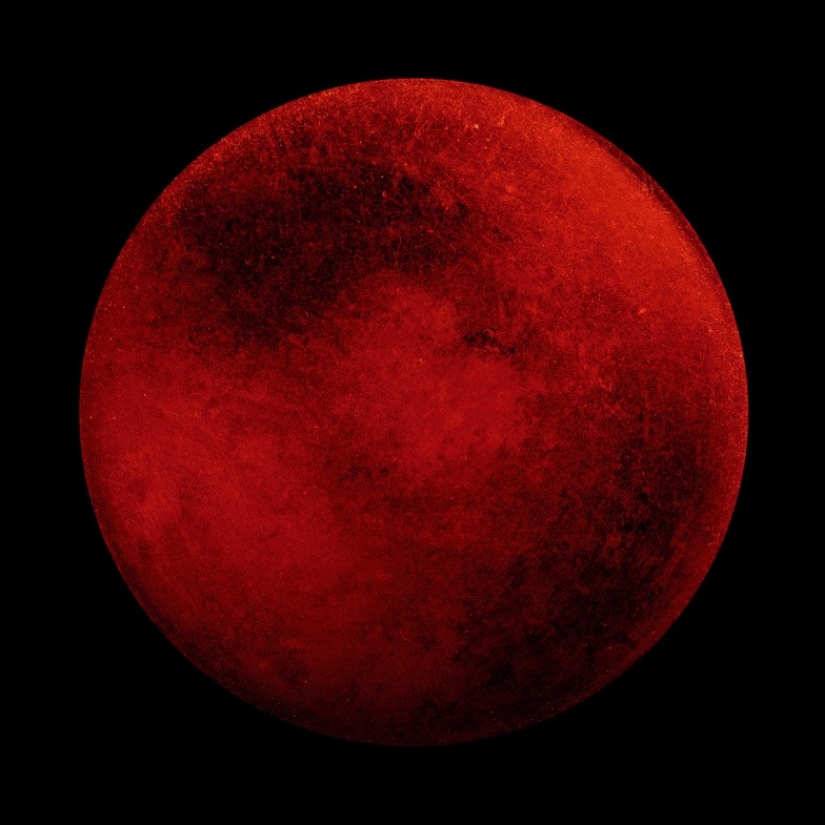 "Satellite images" of the bottoms of old pots and pans from the photographer Christopher Jonassen