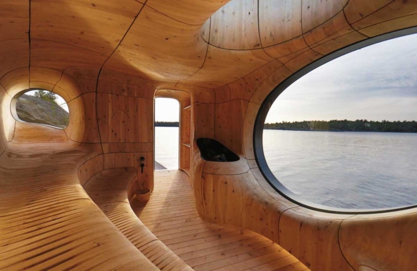 Sauna de ensueño en Canadá