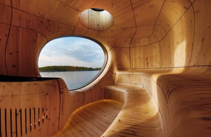 Sauna de ensueño en Canadá