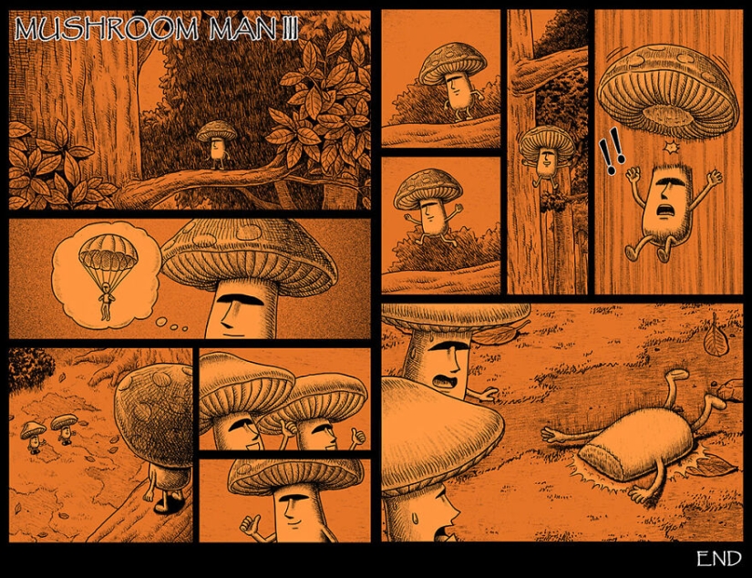 Scary comics with creepy endings from a Taiwanese artist Scary comics with creepy endings from a Taiwanese artist