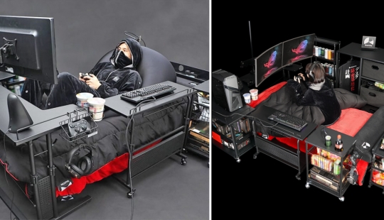 Se parece a la cama perfecta para los verdaderos jugadores de la compañía Japonesa Se parece a la cama perfecta para los verdaderos jugadores de la compañía Japonesa