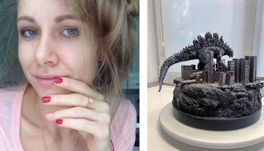 Self-taught pastry chef Kristina Dolnik makes unique cakes without mastic Self-taught pastry chef Kristina Dolnik makes unique cakes without mastic