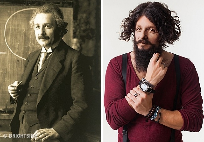 Shakespeare — hipster-la Reina de Inglaterra — feminista sería como personajes históricos famosos de hoy