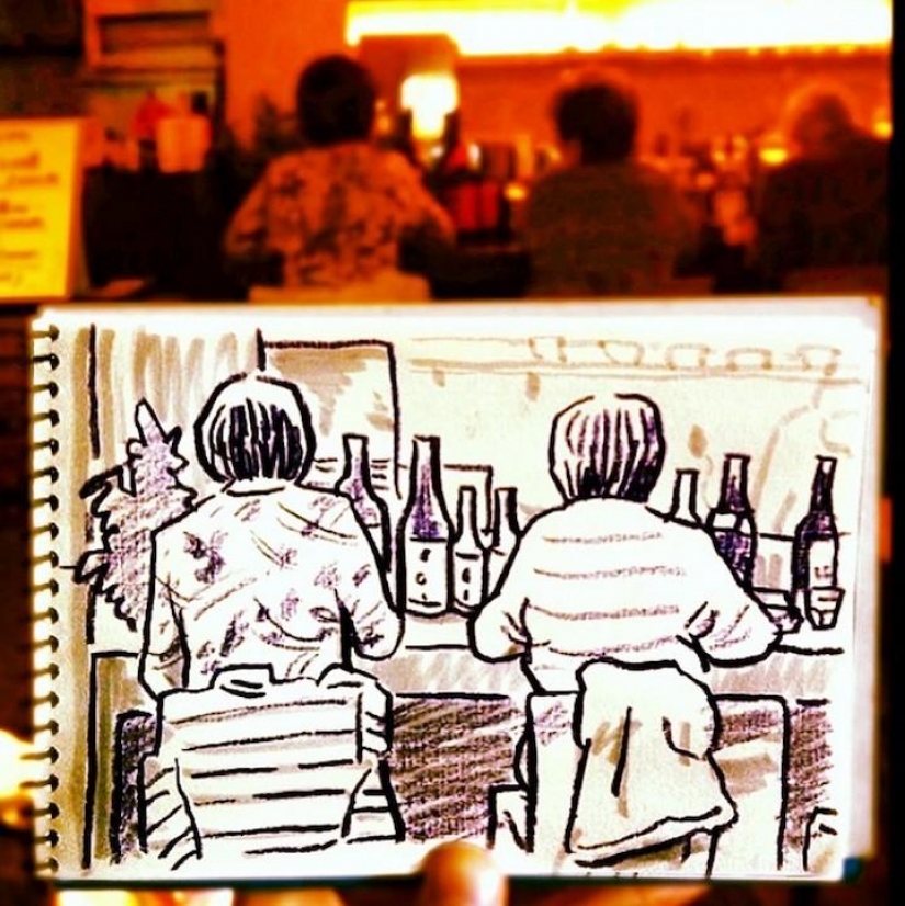 Shifting reality on paper