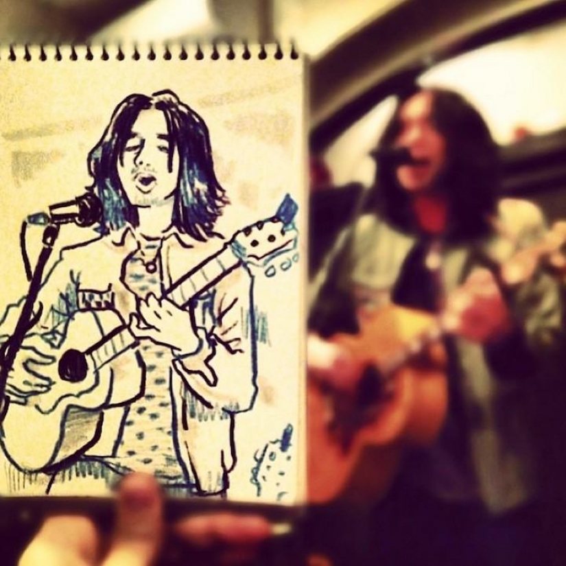 Shifting reality on paper