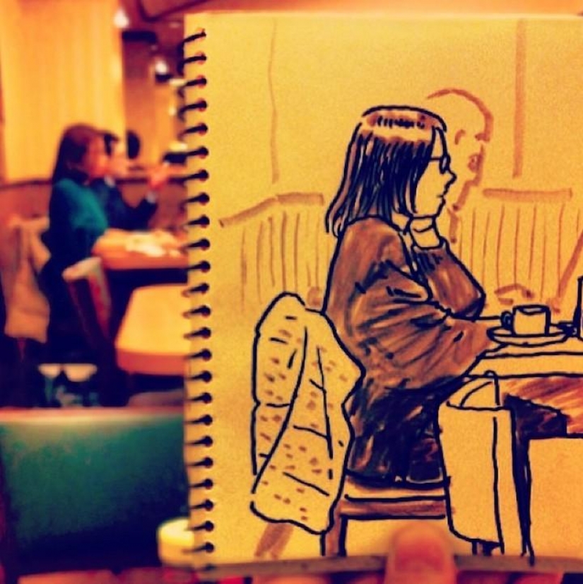 Shifting reality on paper