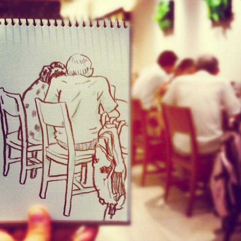 Shifting reality on paper