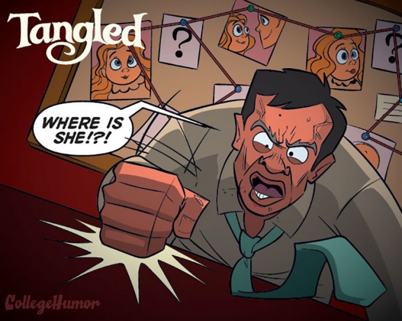 Si los dibujos animados de disney fueron a la policía