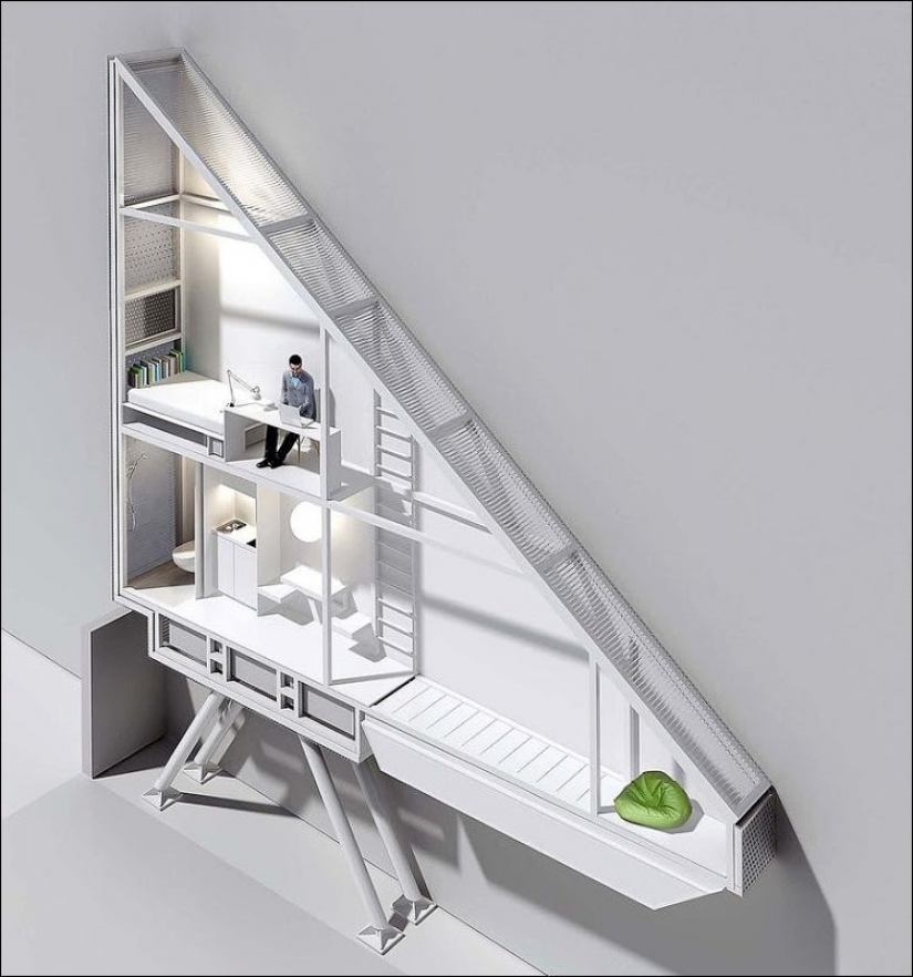 Siete pequeñas casas, cada metro de las cuales es perfecto