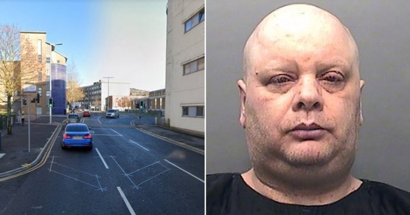 Silent protest: A British man has been standing in the middle of the road in the same place for seven years, creating traffic jams Silent protest: A British man has been standing in the middle of the road in the same place for seven years, creating traffic jams