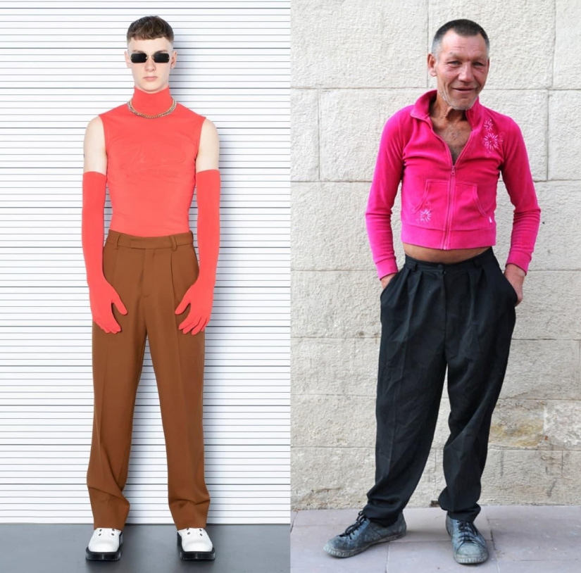 Slavik está de moda en cualquier clima: cómo la marca Vetements copia las imágenes de un hombre sin hogar de Lviv