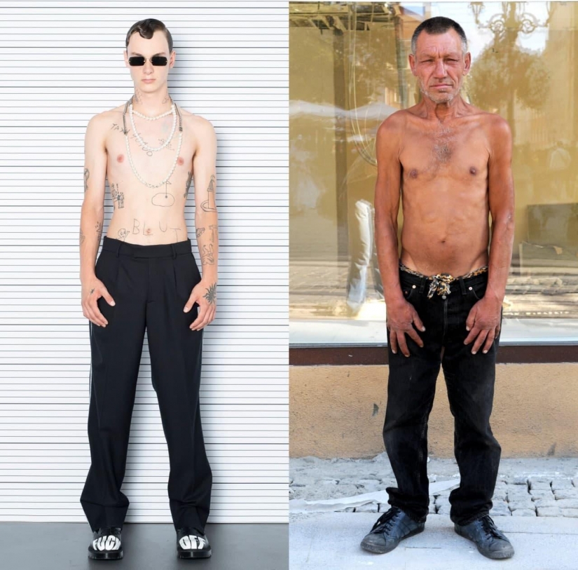 Slavik is in fashion in any weather: how the Vetements brand copies the images of a homeless man from Lviv Slavik is in fashion in any weather: how the Vetements brand copies the images of a homeless man from Lviv