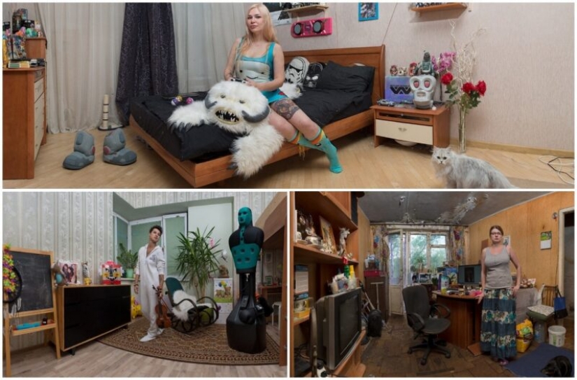 Sobre la vida de los reclusos modernos de Hickey: proyecto fotográfico "Viaje al borde de la habitación" de Natalia Ershova