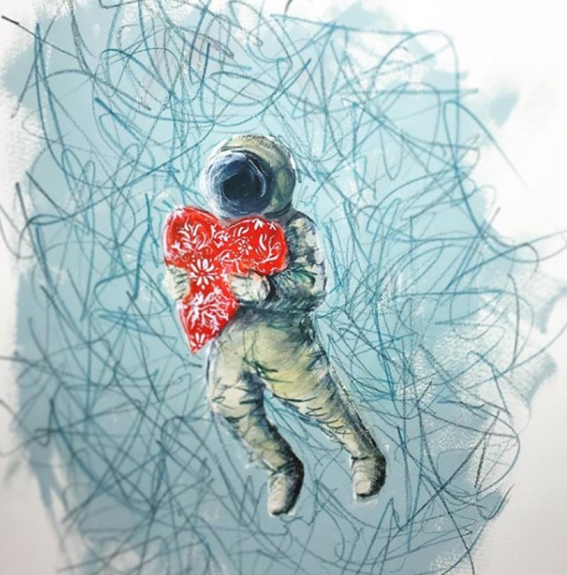 Soulful illustrations Anastasia Grinenko