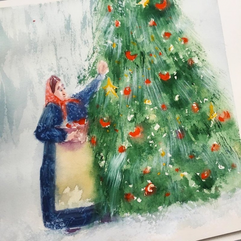 Soulful illustrations Anastasia Grinenko