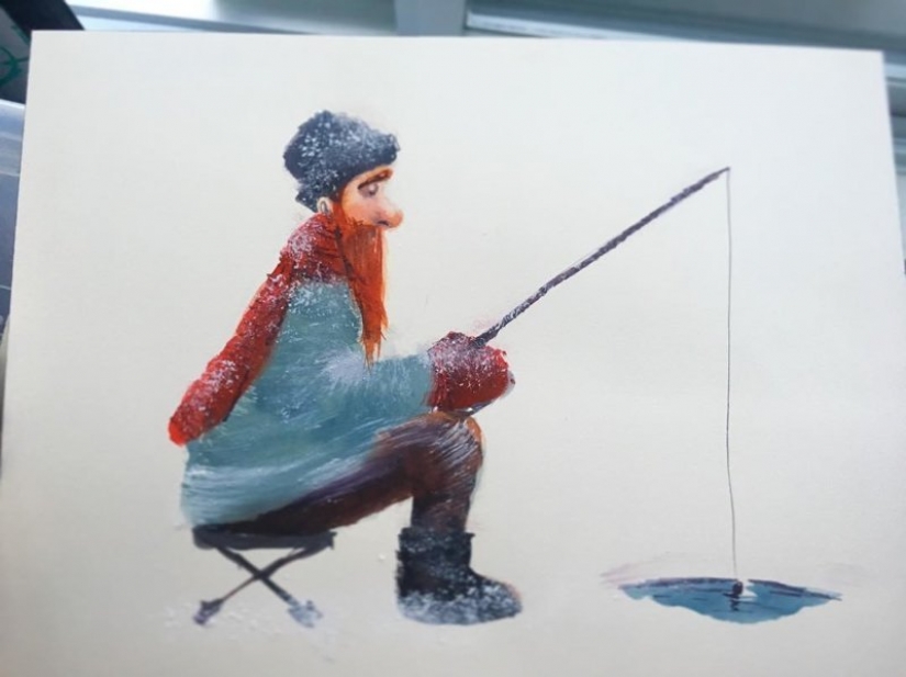 Soulful illustrations Anastasia Grinenko