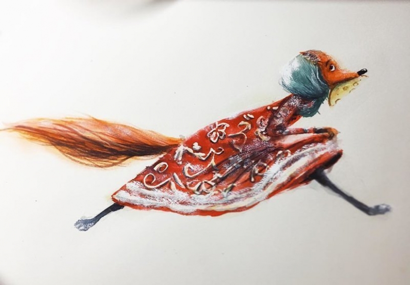 Soulful illustrations Anastasia Grinenko