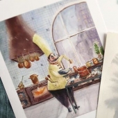 Soulful illustrations Anastasia Grinenko