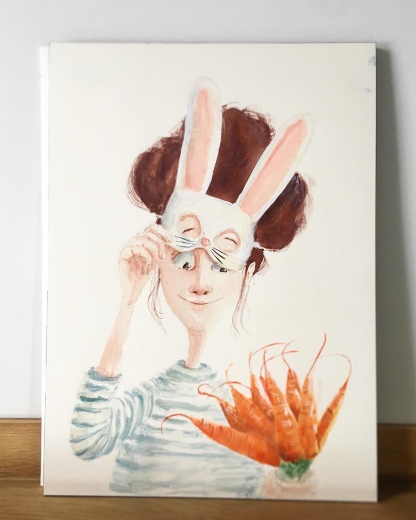 Soulful illustrations Anastasia Grinenko