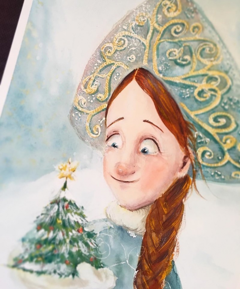 Soulful illustrations Anastasia Grinenko