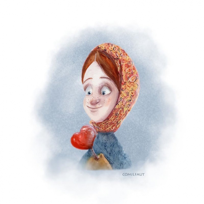 Soulful illustrations Anastasia Grinenko