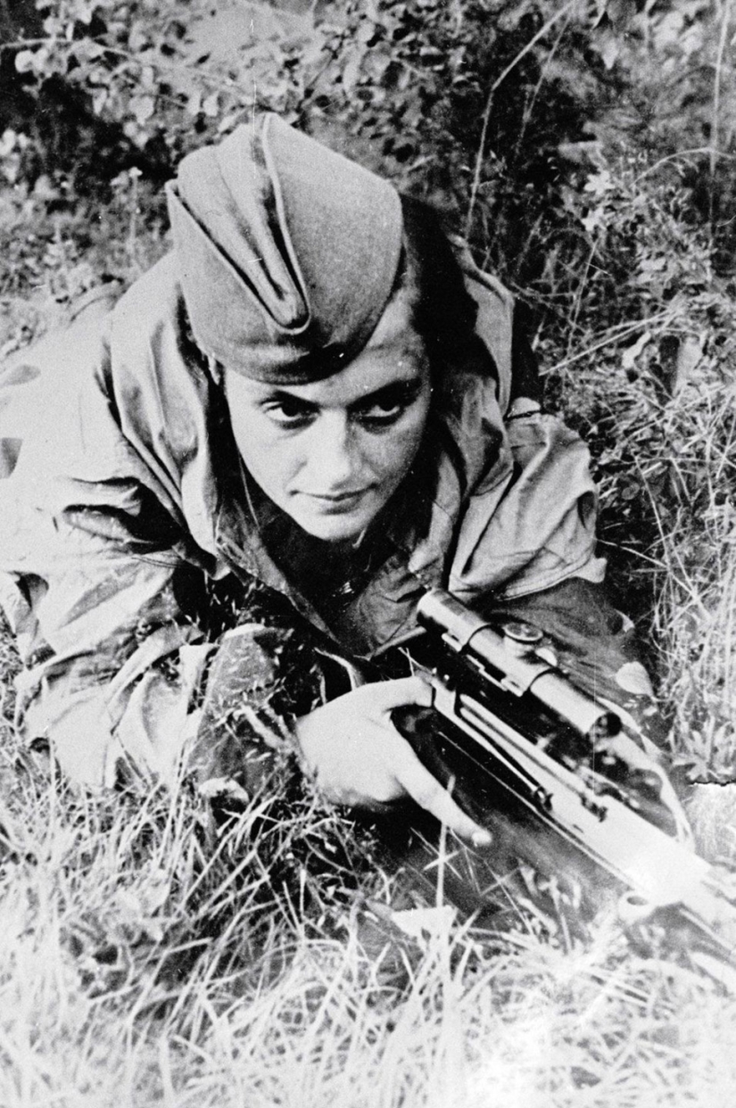 Soviet female snipers whom the Nazis feared like fire