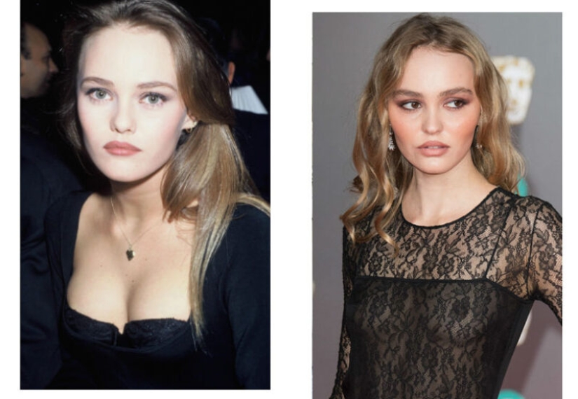 Star moms and their equally famous daughters at the same age