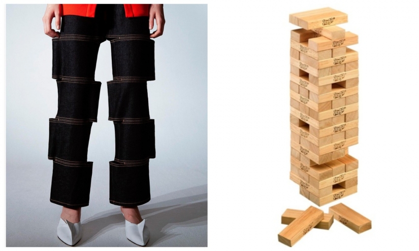 Strange designer jeans from a brand from South Korea impress and fascinate Strange designer jeans from a brand from South Korea impress and fascinate