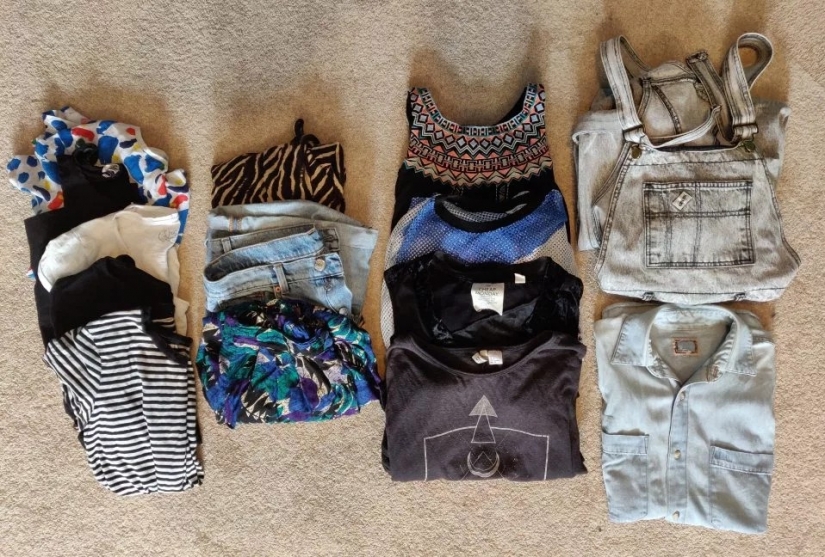 Sucio experimento: el escritor no había lavado la ropa para un mes, con el fin de preservar su nuevo look