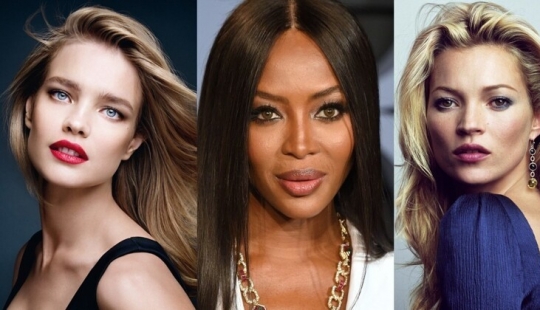 Supermodels starred for the magazine completely naked, and their physical form can be envied