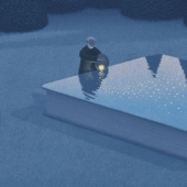Surreal illustrations for book lovers