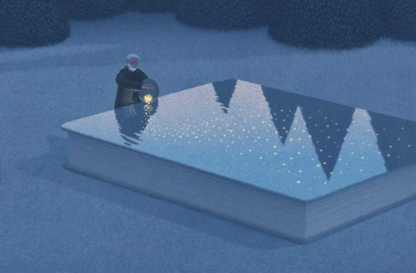 Surreal illustrations for book lovers Surreal illustrations for book lovers