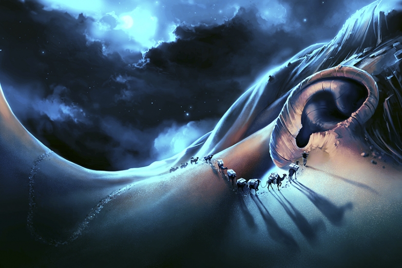 Surreal paintings by a French artist Surreal paintings by a French artist