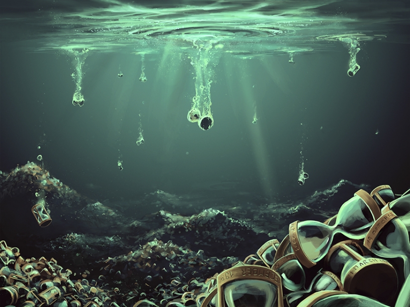 Surreal paintings by a French artist Surreal paintings by a French artist